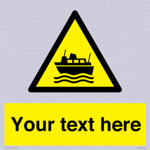 Custom warning ferries crossing vessels